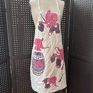 Vintage Old Grandpaw’s Private Blend Apron Rare! Booze, Elephants & Shotguns