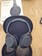 Sony WH-1000XM4 Wireless Noise Cancelling Headphones Midnight Blue w/ Box & Case