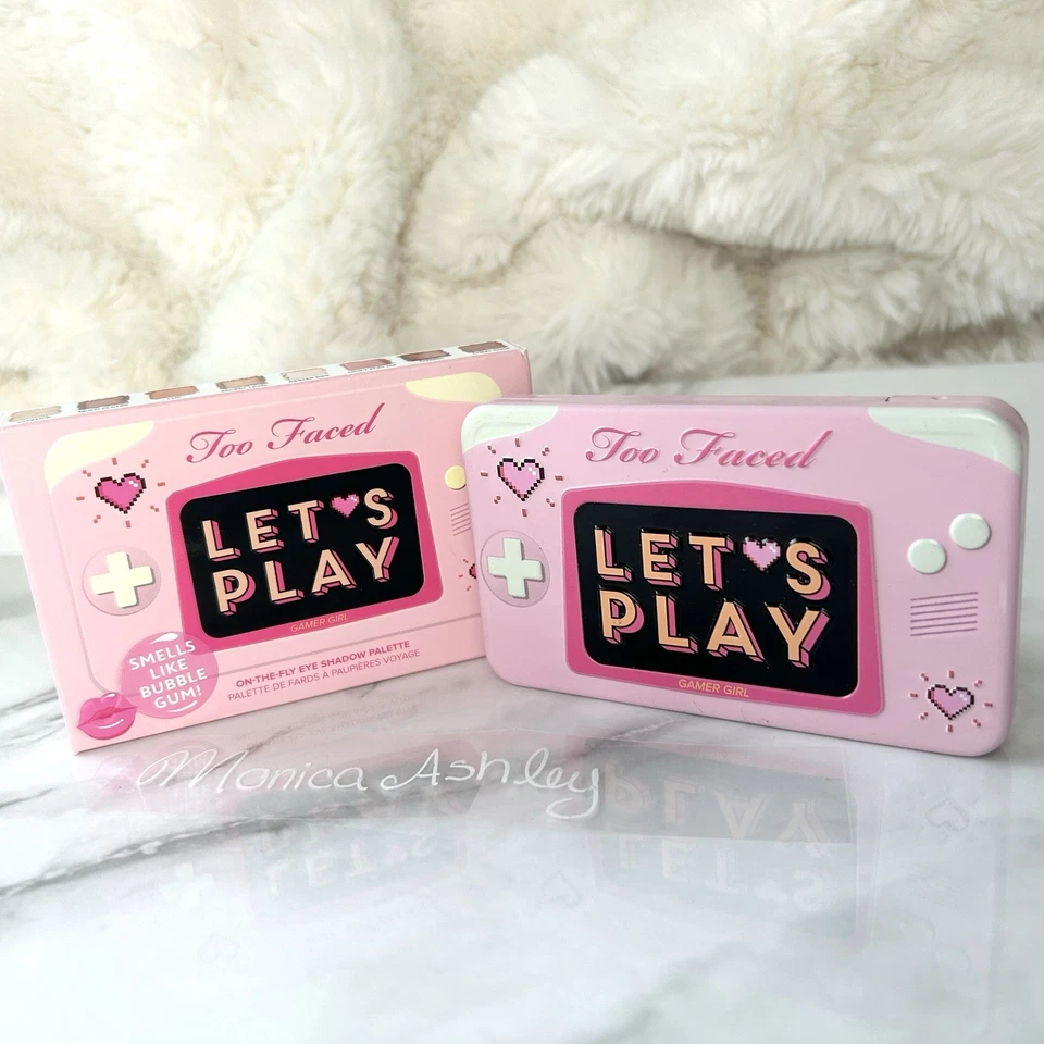Too Faced Let’s Play Gamer Girl Pink Limited Edition Eyeshadow Palette, New - Image 2 of 4