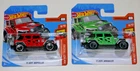 Hot Wheels HW Hot Trucks - JEEP WRANGLER 2017 - LOT TRAVAUX ROUGE ET VERT LOT LOT de 2