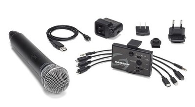 SAMSON Wireless Mikrofonsystem Go Mic Mobile Handheld für Smartphones & Kamera