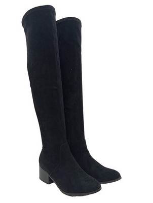 KATE GRAY Overknees Damen Stiefel Gr. DE 36 schwarz Business-Look