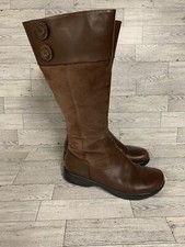 Dansko Delilah Equestrian Riding Tall Boots Brown Womens Size 6.5 Leather