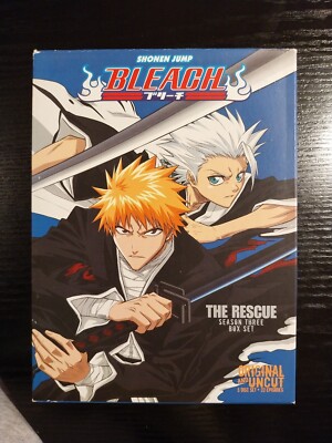 Bleach, The Rescue,Season Three Box Set,Original Uncut,DVD