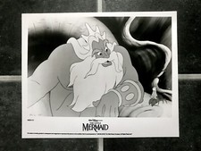 DIE KLEINE MEERJUNGFRAU Original Vintage TRITON & SEBASTIAN 1989 DISNEY Film Foto