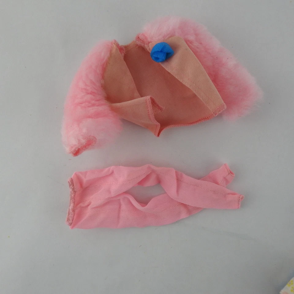 Vintage Barbie Clothes Lot 1980s Pink Blue Lace Ruffle 80s 12 pc Dress Skirt Top - Image 2 of 4