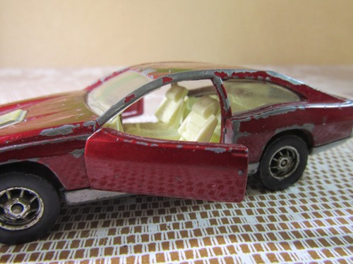 764Y Vintage 1972 Corgi Whizzwheels 312 England Marcos Mantis Wine Red - Picture 10 of 10