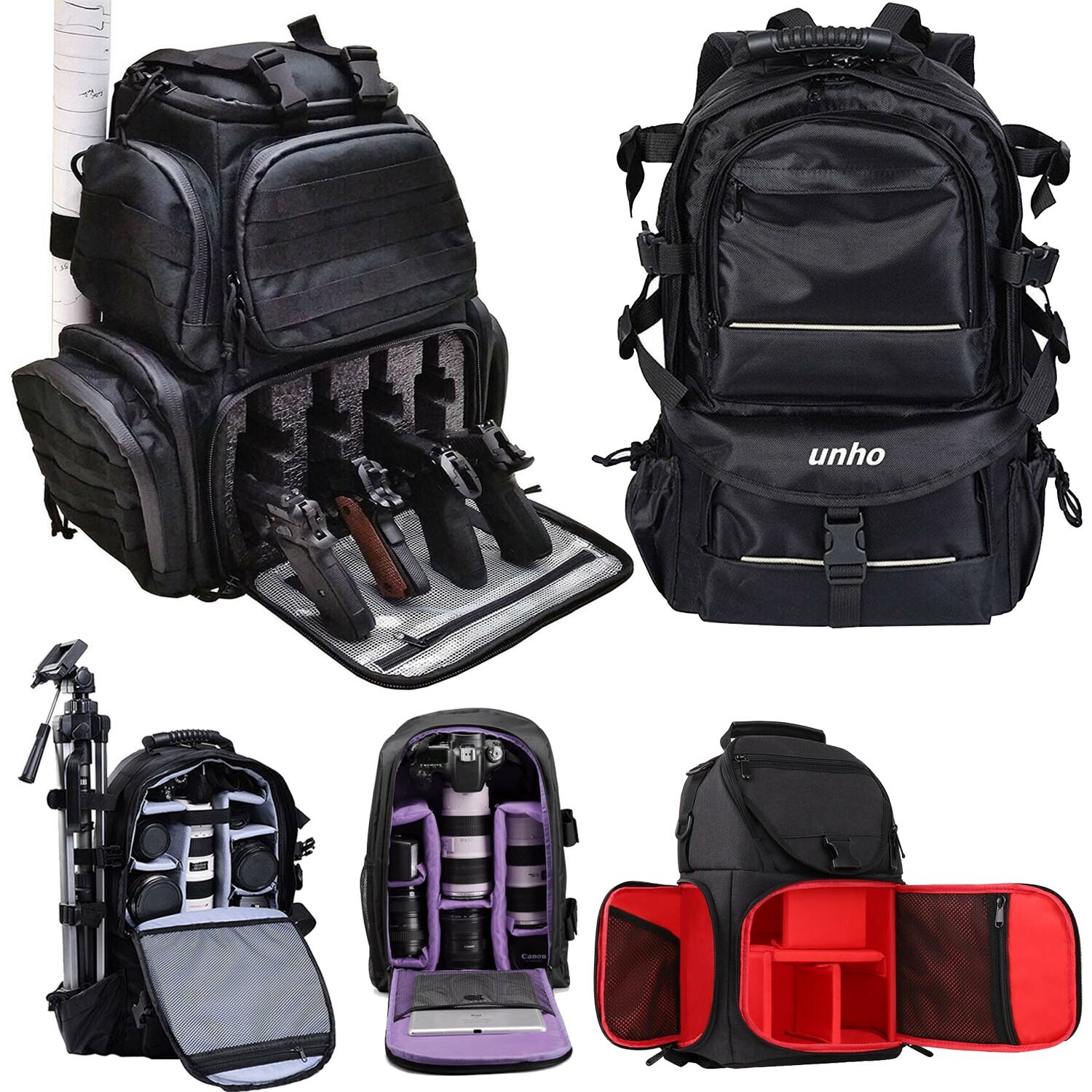 camera backpack tripod