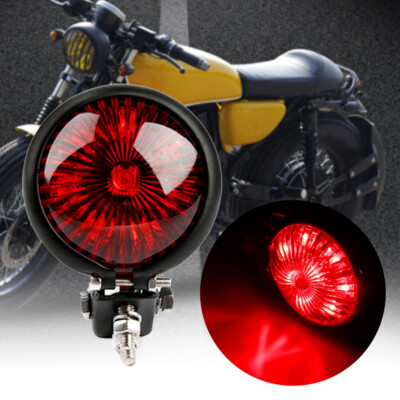 Round Motorcycle Tail Brake Light For Harley Bobbe... - Vicedeal Round Motorcycle Tail Brake Light For Harley Bobbe... - Vicedeal