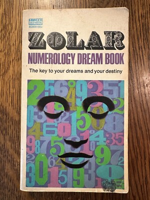 ZOLAR - Numerology Dream Book 1971 PB DREAM INTERPRETATION ASTROLOGY NEW AGE