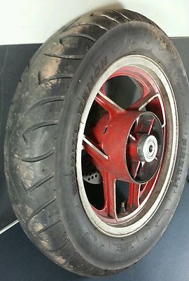 90 KAWASAKI NINJA ZX6 ZX 600 OEM REAR WHEEL BACK RIM STRAIGHT 130