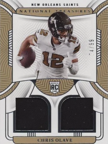 2022 Panini National Treasures Chris Olave #RDM-COL