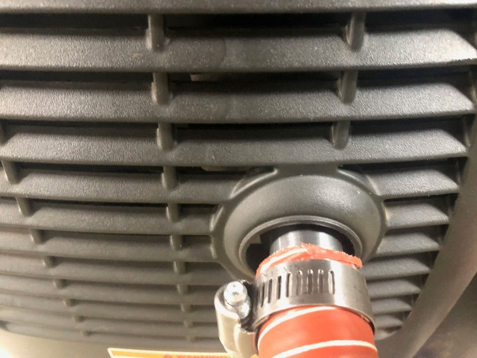 GenExhaust for Honda EU2200i Generator 1" silicone exhaust extension (1