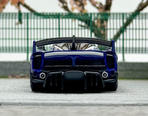 LT 1:64 Blue FXXK EVO Super Racing Sports #27 Model Diecast Metal Car - Picture 8 of 11
