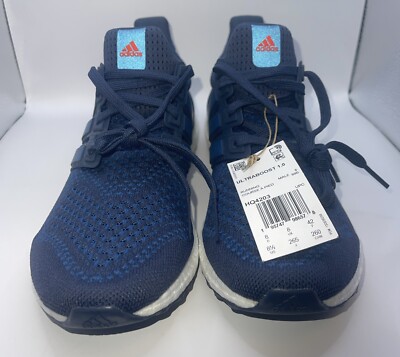 Adidas Men's Ultraboost Shadow Navy Lace Up Sneakers Size
