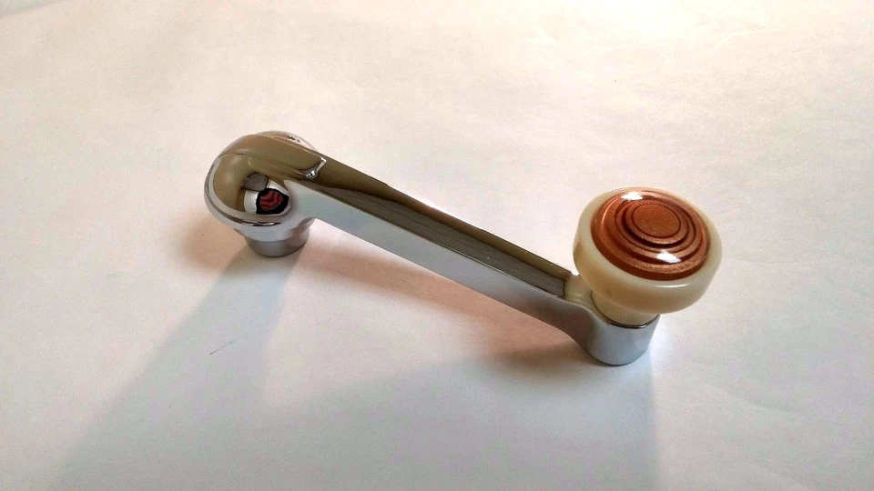 Chevrolet Fleetline Fleetmaster 1942-1948 manivela de ventilación de ventana cromada manivela de puerta Foto 4 de 4