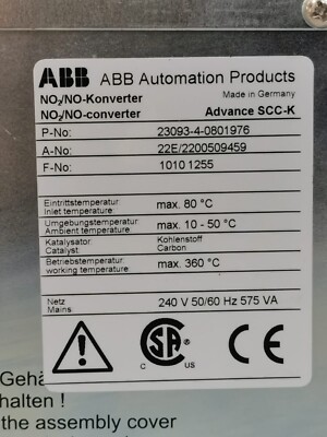 ABB Advance SCC-K 23093-4-0801976 Converter-Without Any