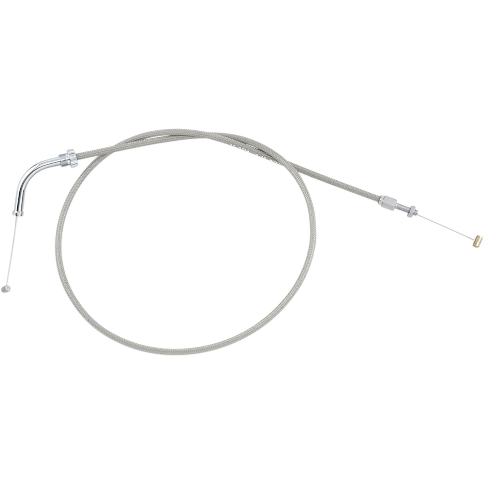 62-0536 - Armor Coat Stainless Steel Push Throttle Cable For