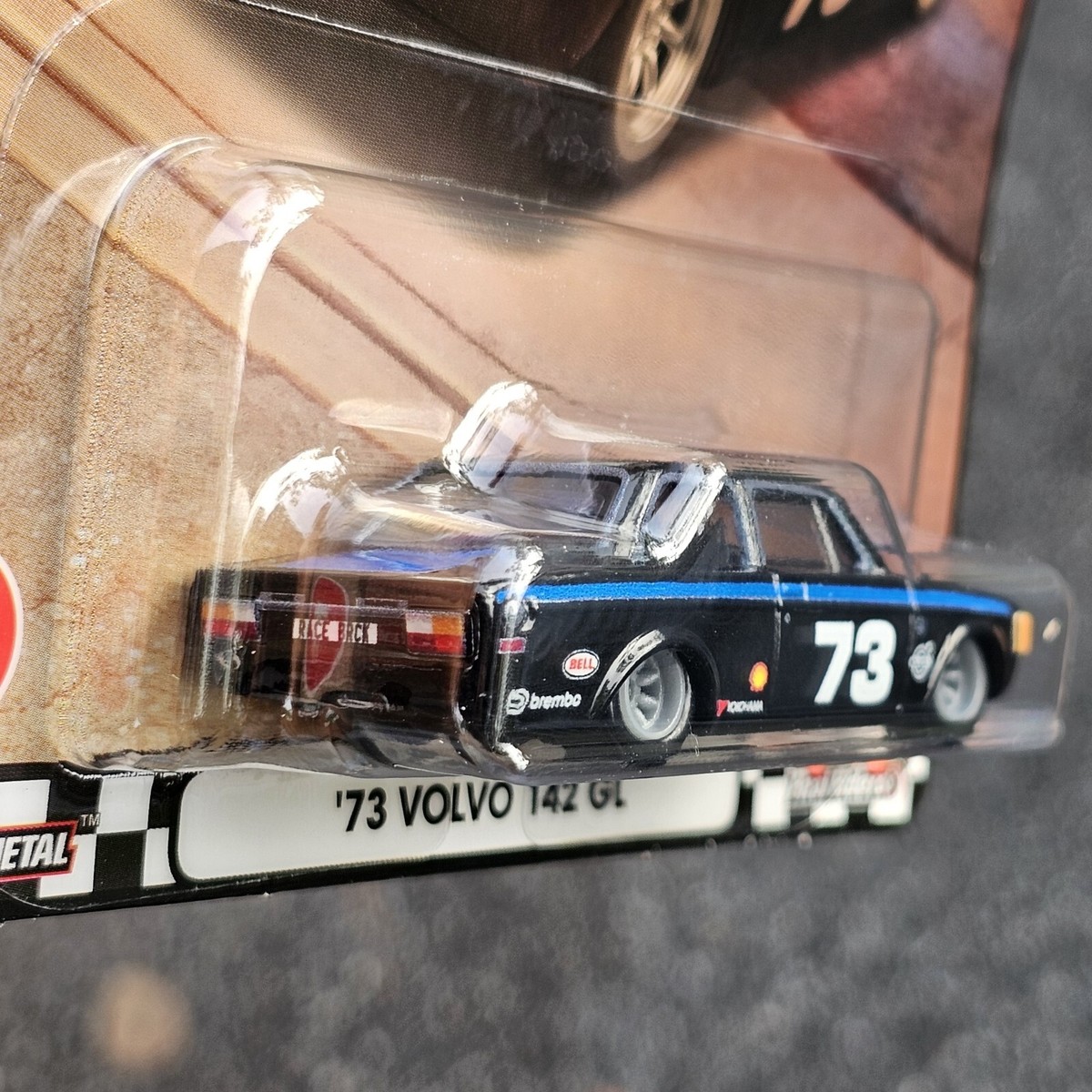 2024 HOT WHEELS PREMIUM '73 VOLVO 142 GL BOULEVARD #111 BLACK