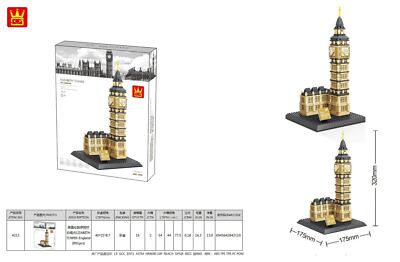 Original Authentic The Big Ben of London Building Block Set 891pcs