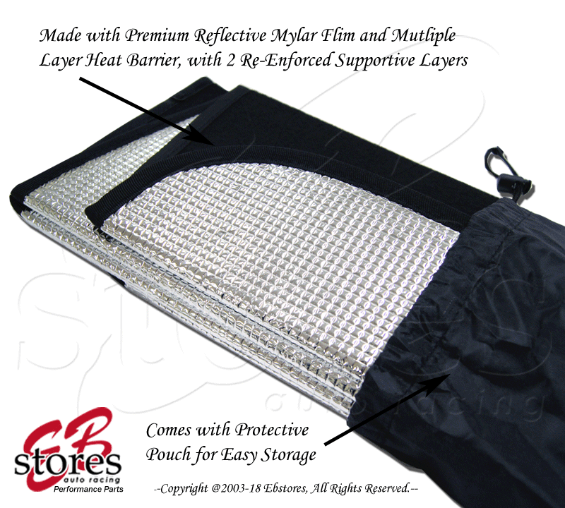 For Cadillac CT6 1620 Custom Made Car Heat Shield Windshield Sun Visor