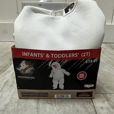 Ghostbusters Mini Stay Puft Marshmallow Costume Toddler 2T Dress Up Halloween