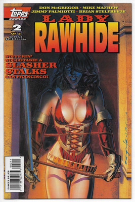 Lady Rawhide #2 von 5 1995 Topps Comics McGregor Mayhew Palmiotti Sehr guter Erhaltungszustand - NM