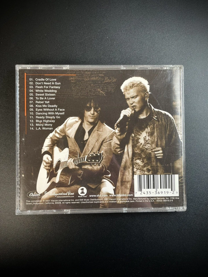Billy Idol Storytellers CD 2001 Foto 3 de 3