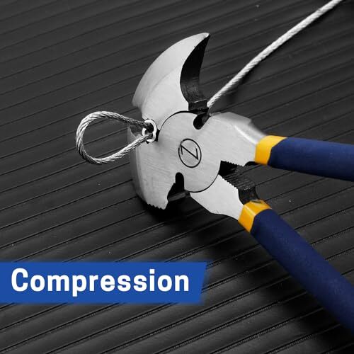 Hoteche 10.5" Multi-Tool Fencing Pliers - Staple Puller, Wire Cutter, Hammer & Crimper | All-in-One Fence Tool
