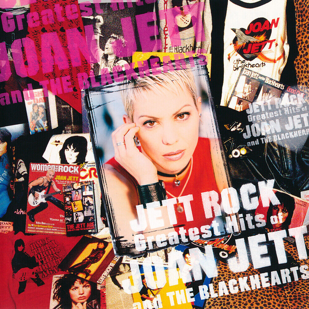 Joan Jett Jett Rock Greatest Hits 12x12 Album Cover Replica Joan Jett Jett Rock Greatest Hits 12x12 Album Cover Replica