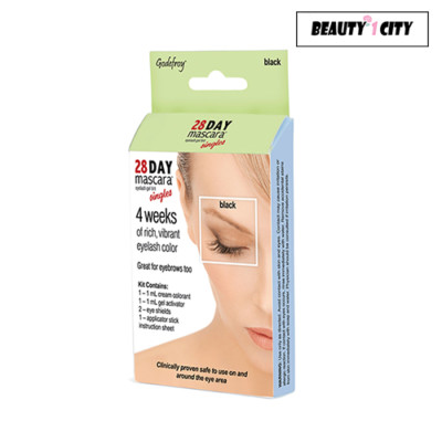 Godefroy 28 Day Mascara Eyelash Gel Tint 4 WEEKS - Singles (BLACK / BROWN) ''NEW''
