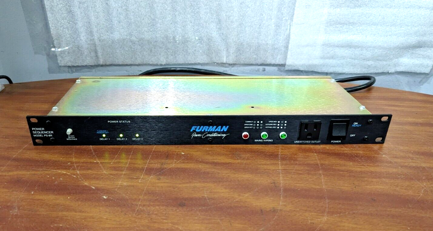 Furman PS8R 8Outlet Power Conditioner & Sequencer, PreOwned. eBay