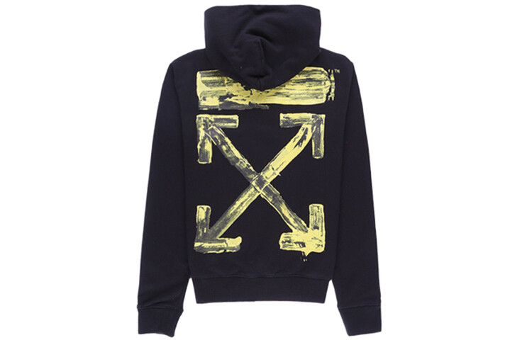 Тонкая толстовка со стрелками из белоснежного акрила