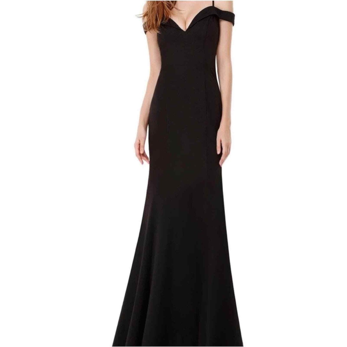 David's Bridal Black Formal Off The Shoulder Formal Maxi Dress Gown Size Medium | eBay David's Bridal Black Formal Off The Shoulder Formal Maxi Dress Gown Size Medium | eBay