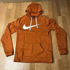 Nike Dri Fit Long Sleeve Pullover Hoodie Jacket Women  s Size Small Brown