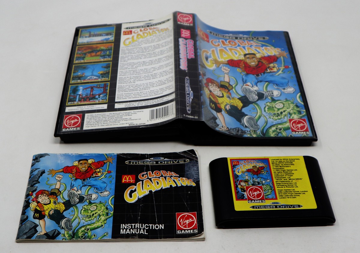 GLOBAL GLADIATORS EN BOÎTE SANS NOTICE SEGA MEGADRIVE PAL EURO FR McDonald Land EUR 1,50