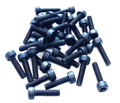 BRIGHTON M3 x .5 x 12 SOCKET HEAD CAP SCREWS - BLACK ALLOY STEEL - 50 PIECES