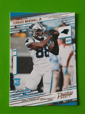 2021 Panini Prestige #216 Terrace Marshall Jr.  RC Rookie Carolina Panthers