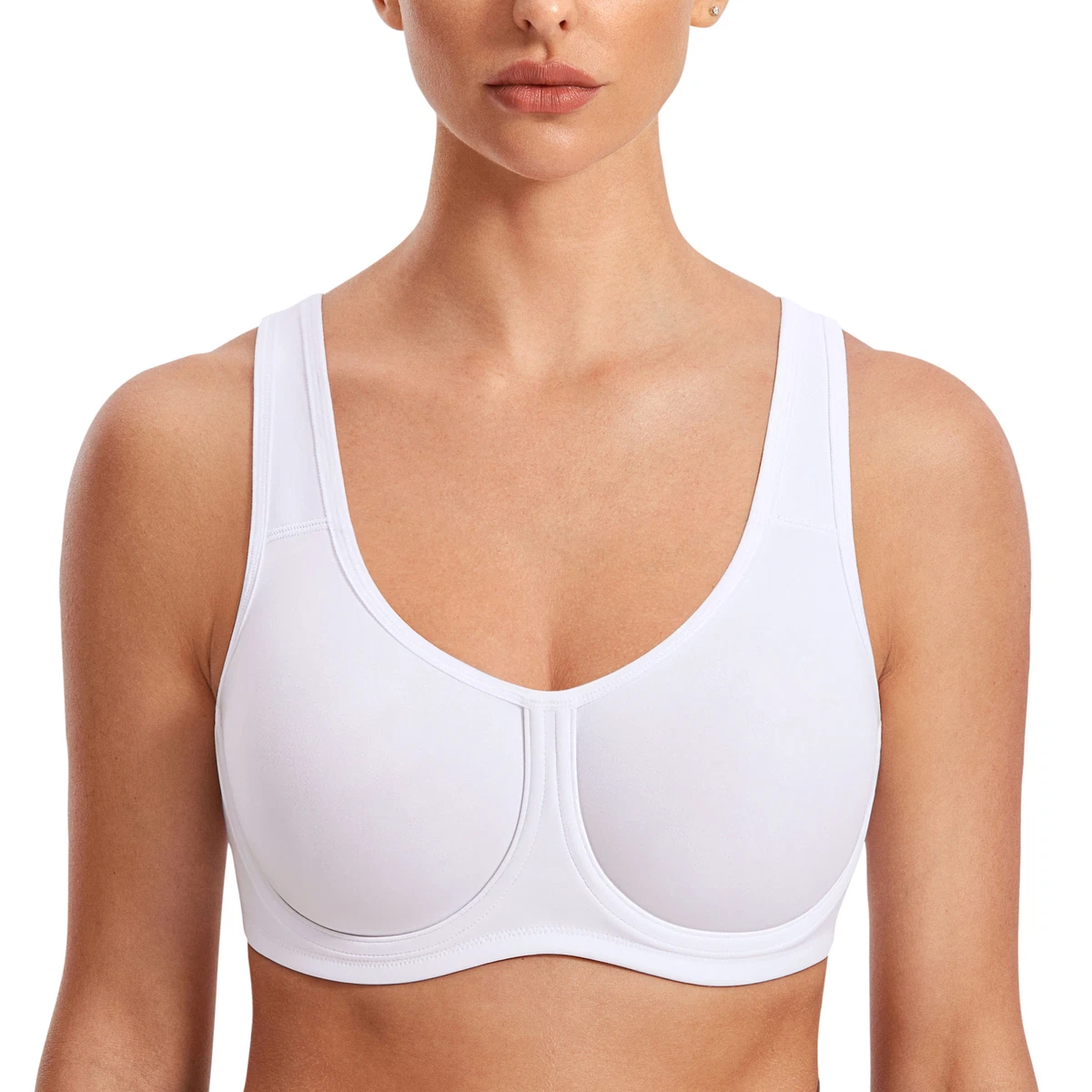 Women's High Impact Sports Bra Plus Size Underwire Max Control