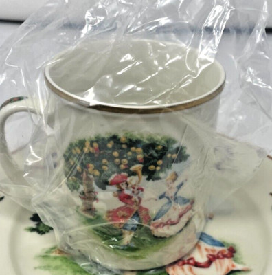 New Royal Gallery Queensberry Coffee Cup Kingdom of Dolls 1997 Federated Dept