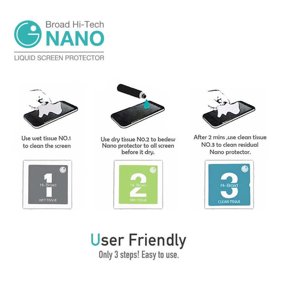 Nano Invisible Liquid Screen Protector For Samsung Galaxy S8/S8+/S9/S9+/Note20/9 - Image 3 of 4