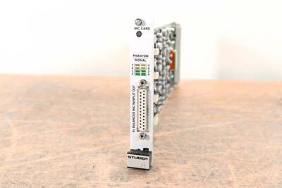 Studer Mic/Line In Card for D21m Modular I/O System CG01HEX