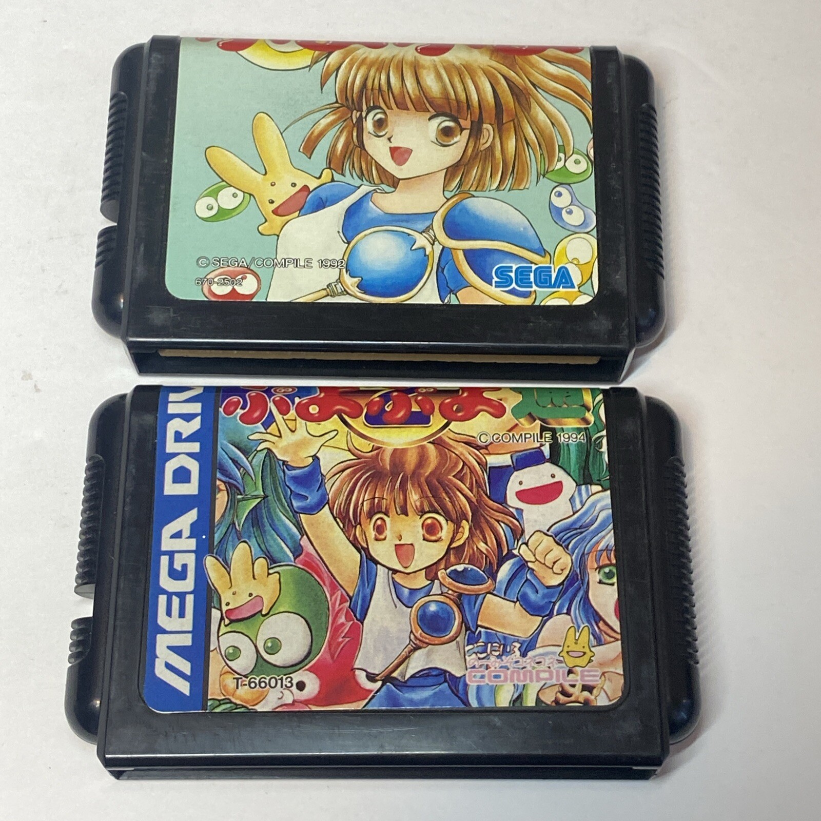 Jeu Puyo Puyo Pour Sega Megadrive - Version NTSC-J Import Japon, Comme Neuf Avec Manuel