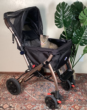 HPZ PET ROVER XL Extra-Long Pet Stroller for Dogs/Cats - Rose Gold/Black
