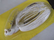 Booya Meilei 1/2oz (BYMLE12) #72 White (Silver Blade) New Chater Lures