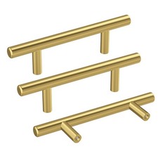 20 Pack  3 Inch Cabinet Handles Gold Stainless Steel Kitchen Drawer Pulls Ca...