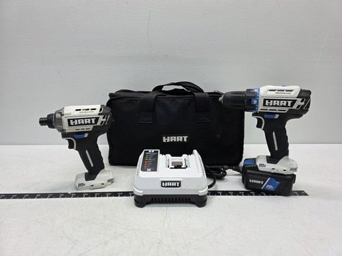 Hart 20-Volt Max Lithium Ion Cordless 2-Tool Brushless Combo Kit