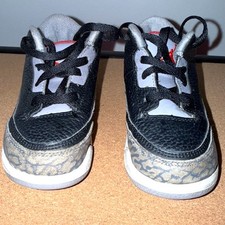 Nike Air Jordan 3 Retro BT Cement Bred  Toddler Boys US 7C  UK 6.5  EUR 23.5