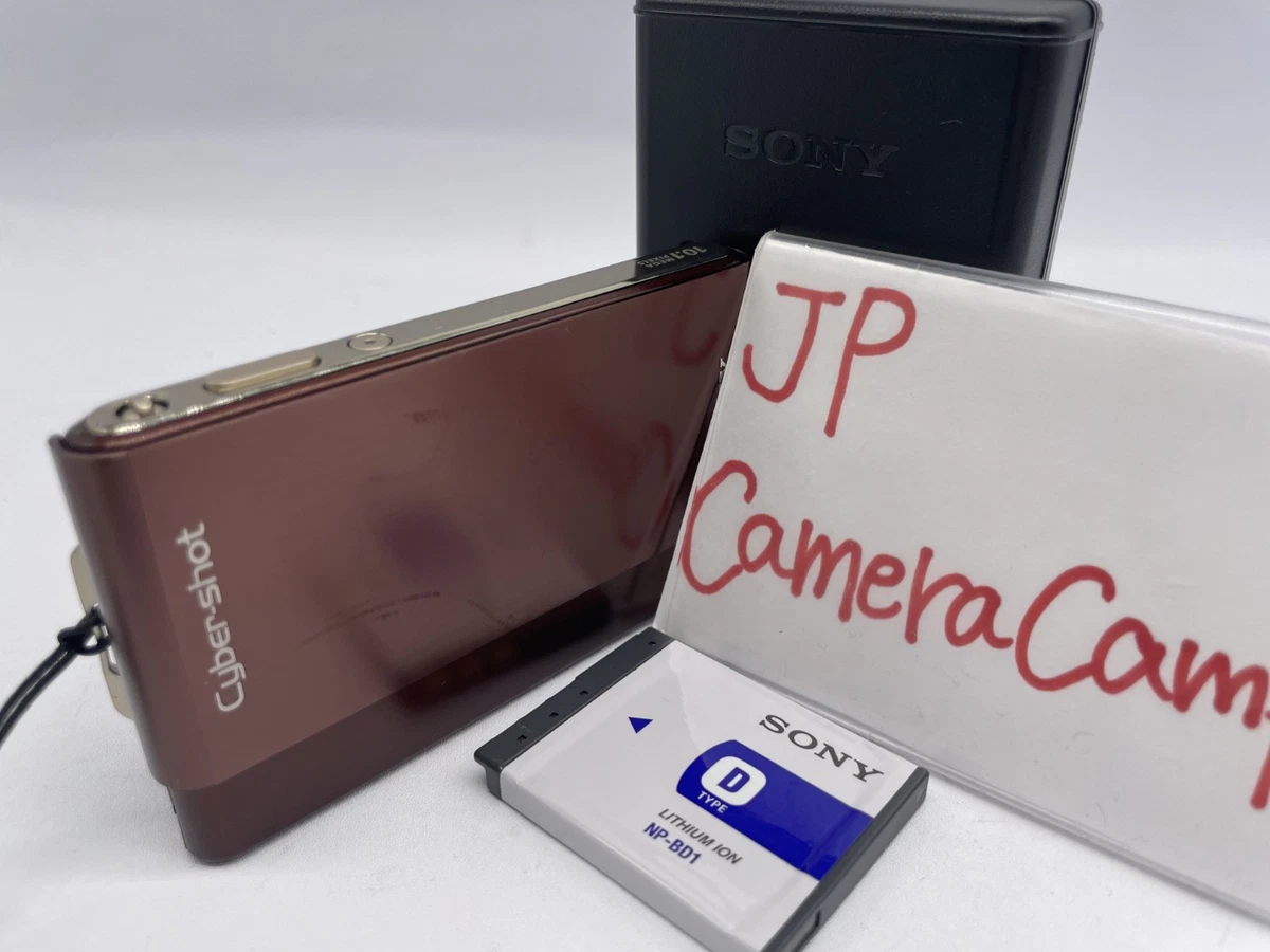 Excellent SONY Cyber Shot DSC-T77 brown Camera Japanese only 3263