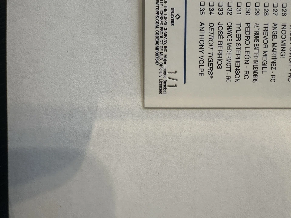 2025 Topps Serie 1 - Dodgers #255 - Entrenamiento de Primavera Negro Foilboard - 1/1 Foto 4 de 4